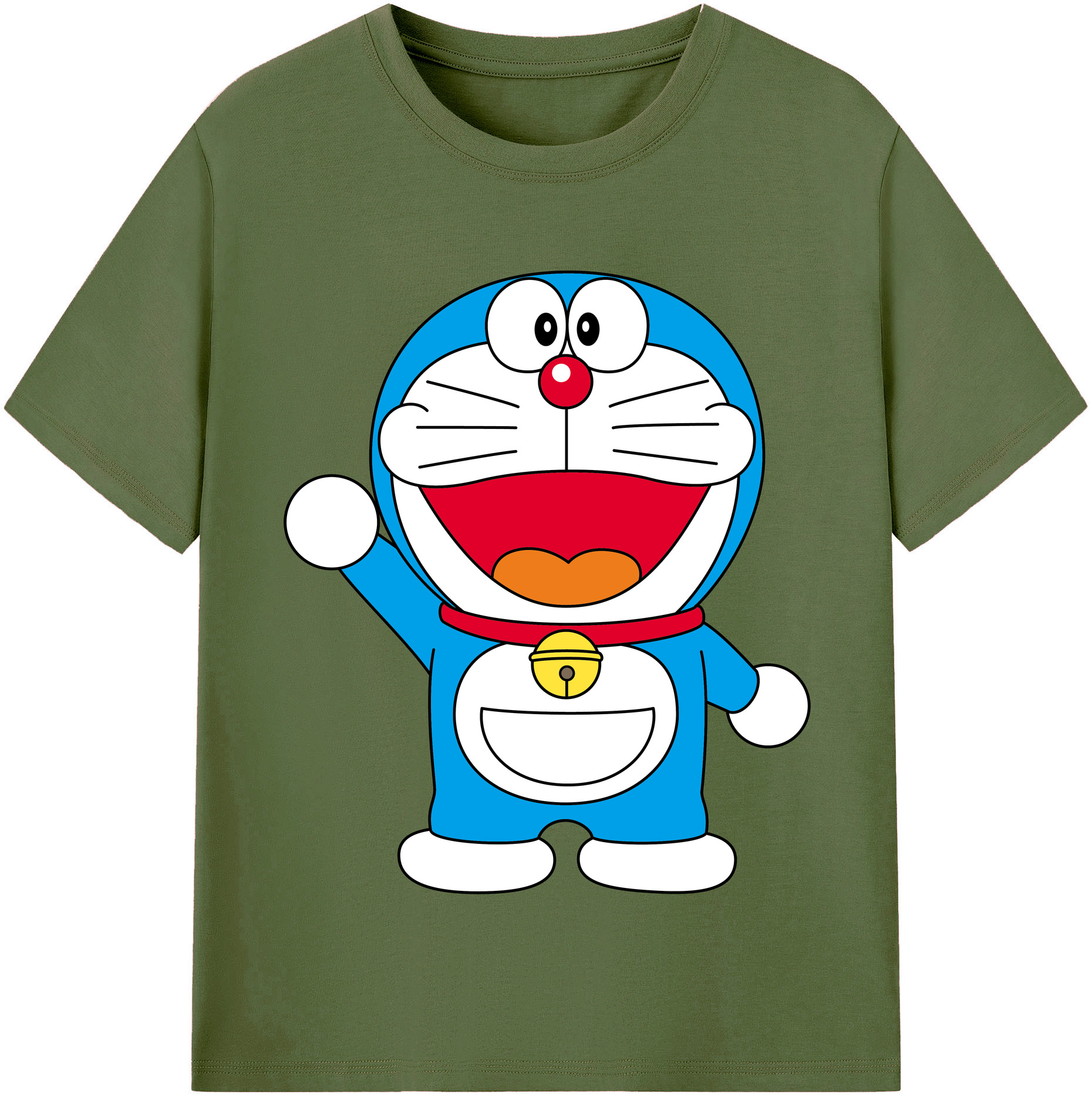 （画像用） ドラえもん Doraemon 綿100％半袖Tシャツ（フロントプリント）